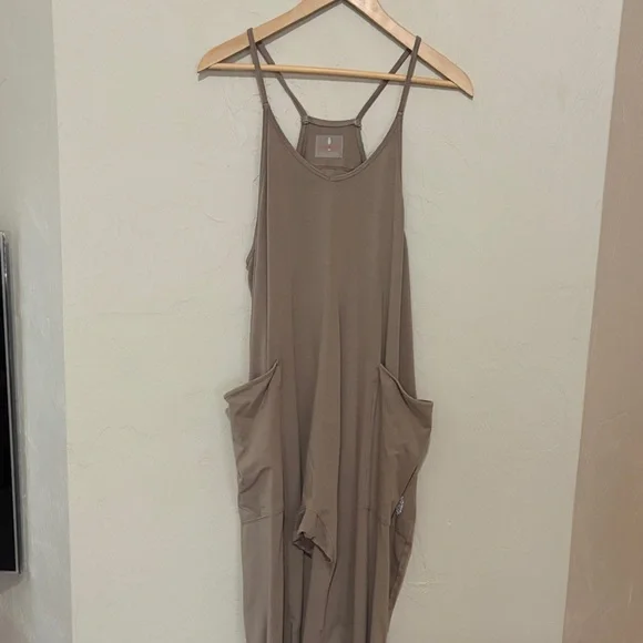 Free People Khaki Hot Shot Onesie. Never Worn. Never Washed. New w/o Tags! - Picture 1 of 8